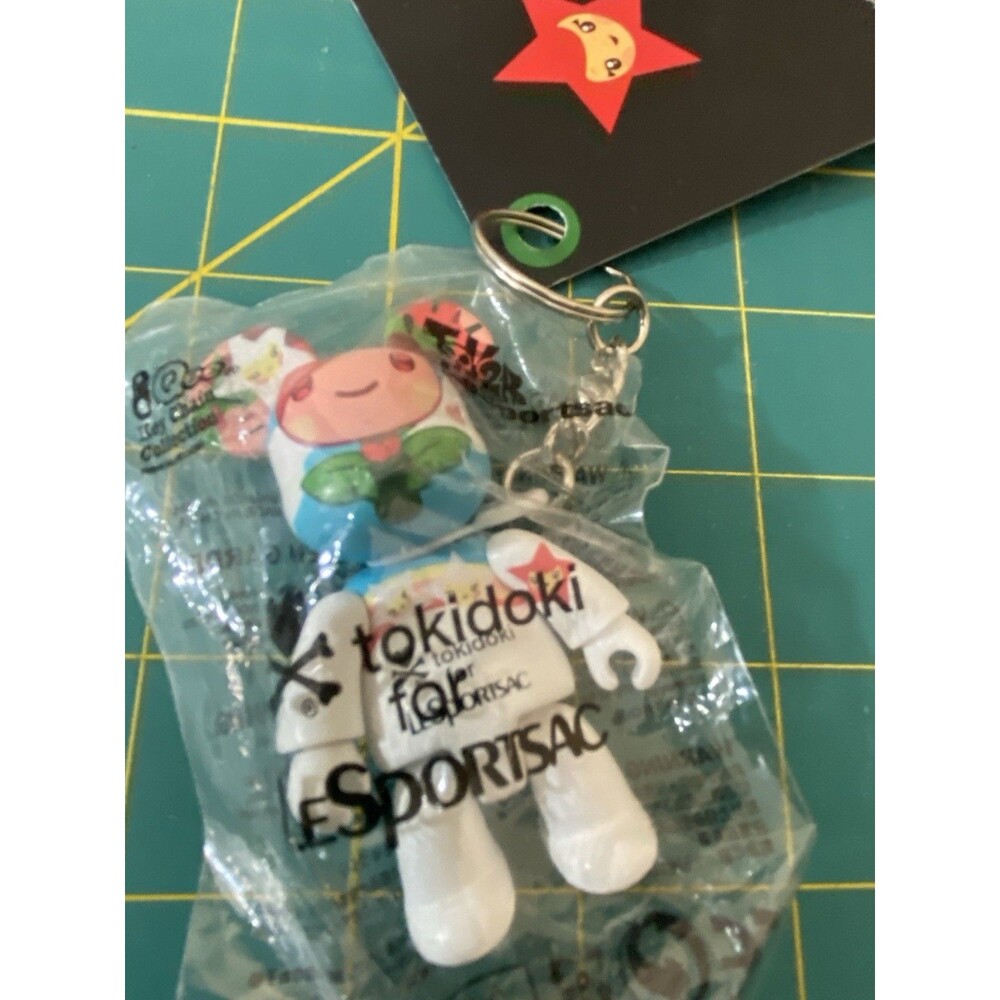 Tokidoki x Lesportsac Qee Bearbrick Figure Bag Charm Character Bear - Picture 2 of 4